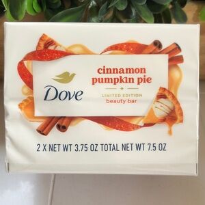 Dove Cinnamon Pumpkin Pie Beauty Bar 2 Pack LIMITED EDITION